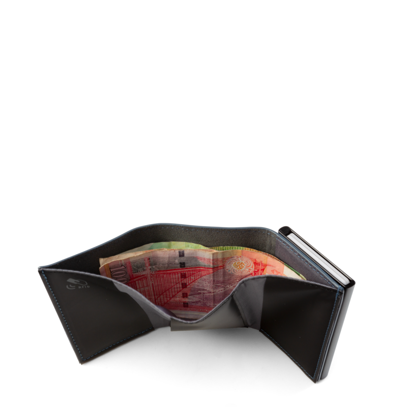 NIID Slide II Vegan Leather Mini Wallet Dark Green - NIID