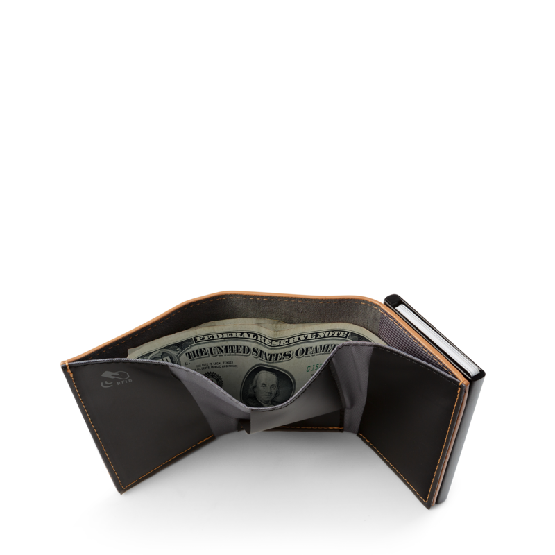 NIID Slide II Vegan Leather Mini Wallet Dark Green - NIID