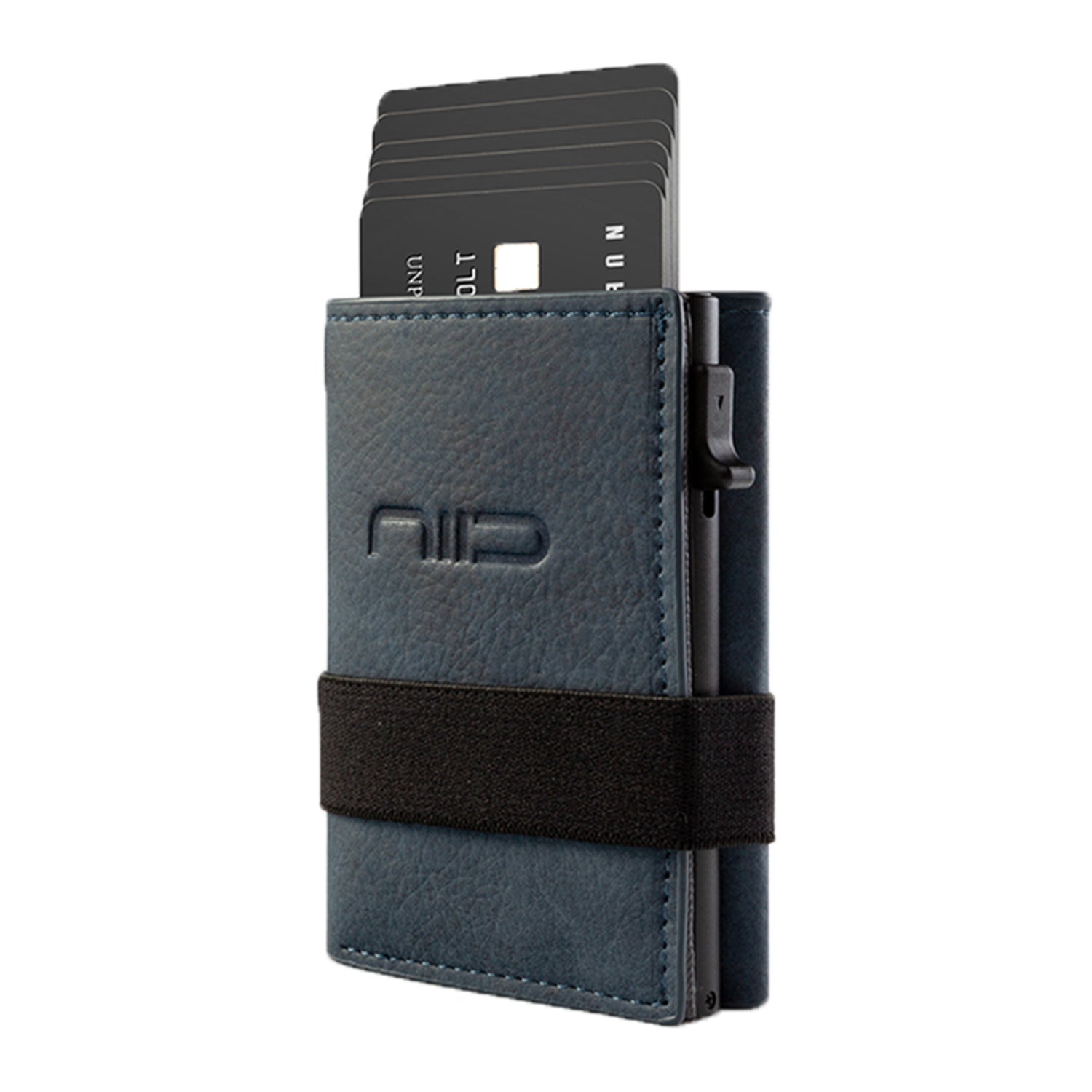 NIID Slide II Vegan Leather Mini Wallet Dark Blue - NIID