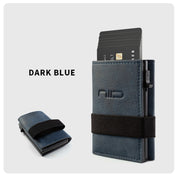 NIID Slide II Vegan Leather Mini Wallet Dark Blue - NIID